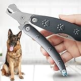 Bester Hunde-Nagelschneider für angstempfindliche Hunde, leise, schärfste und glatteste Hunde-Nagelknipser für extragroße, mittelgroße und kleine Rassen, robuster Metall-Nagelschleifer für alle Hunde