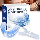 Anti Schnarch Schiene, Anti Snoring Schnarchstopper Mundstück, Schiene Gegen Zähneknirschen, Mehrzweck Sleep Guard Schnarchschiene für Männer, Ergonomisch Schnarchfrei Pro Aufbissschiene für Nacht