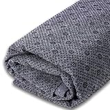 Huimai 180x120 cm Tufting Tuch rutschfeste Teppichunterlage, 2 mm verdickte Antirutschmatte für Teppiche, leicht zu schneiden und zu trimmen für Teppich-Tufting-Pistole