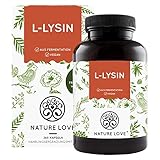L-Lysin - 365 vegane Kapseln - Hochdosiert mit 1000mg pro Tagesdosis - Aus pflanzlicher Fermentation - 6 Monate Reichweite - Laborgeprüft, ohne Zusätze und in Deutschland produziert