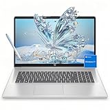 HP -Laptops Touchscreen-17 Zoll - Windows 11 - Stylus Pen - AMD Ryzen 5 7530U - College Students Business - 2024 Computadoras Laptop en oferta - Wi-Fi 6 - Großer Bildschirm (32 GB RAM | 1 TB PCIe SSD)