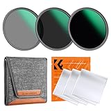 K&F Concept Nano D-Serie ND Filterset 77mm ND8+ND64+ND1000 Filter Neutral Graufilter Set