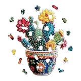 Ranley Kaktus-Puzzle | Lustiges buntes Familienspiel Puzzle Pflanzen | Knobelspiel Kaktus Und Blumen Für Erwachsene Und Kinder - Für Erwachsene Liebhaber Familie Freunde Jungen Und Mädchen