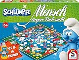 Schmidt Spiele 49455 Mensch ärgere Dich Nicht, Die Schlümpfe, Familienspiel, Mehrfarbig