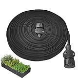 Soakerschlauch | Sprinkler Soakerschlauch | Flache Tropfrohrloch-leck-vorsichtige Kink-resistente Erweiterbare Doppelschicht 50 Fuß Für Gartenbewässerung Treibhaus Im Freien Pflanzen Baumwurzel