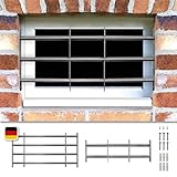 Fenstergitter Sicherheitsgitter Venlo ausziehbar in 6 Größen 300x700-1050 mm