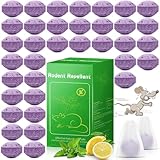 36Pcs Nagetier Mäuse Repellent, Pfefferminzöl Maus Repellent Bälle für Ratten Mäuse Abschreckung, Nagetiere aus dem Auto Haus Indoor Outdoor halten, Ratte Repellant Menschen & Haustiere sicher