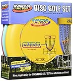 Innova Disc Golf Set, Driver, Mid-Range und Putter, bequemer DX-Kunststoff, Farben können variieren (3 Stück)