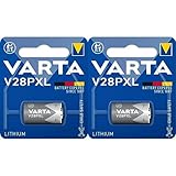 VARTA Batterien V28PXL Lithium Rundzelle, 1 Stück, 6V, Spezialbatterien für elektronische Geräte, mit langanhaltender, höchster Leistung (Packung mit 2)