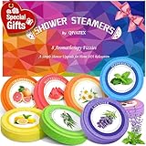 Qivatex Geschenke für Frauen: Duschbomben Aromatherapie Geburtstagsgeschenke für Frauen, Mama, Oma, SPA Stressabbau Badebomben Personalisierte Geschenke Set für Adventskalender Füllung (8 Stück)