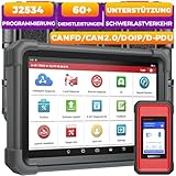 LAUNCH X431 PRO3 V+ Elite, J2534 Programmierung OBD2 Diagnosegerät, Online-Kodierung, Topologiekarte Auto-Scanner, Neu Ferndiagnosescanner, D-PDU/CANFD/DoIP, 60+ Reset, Aktiver Test, 2 Jahre Update