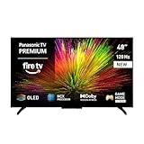 Panasonic Premium TV-48Z80BEZ, Z80B-Serie, 48 Zoll, 4K Ultra HD OLED Smart TV, 2025, Fire TV, Dolby Vision & Atmos, Game Mode Extreme, Alexa & Apple Support, Bluetooth, Schwarz