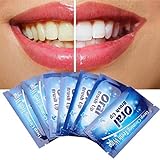 LifeBest 50 Stück Einweg-Wischtuch Oral Brush Up Finger für Tiefenreinigungstücher Zahnzahn Mundpflege Zahnreinigung Zahnaufhellungstücher Einweg-Fingerzahnbürste