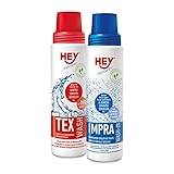 Hey Sport, Doppelpack Tex und Impra Wash je, 500 milliliter