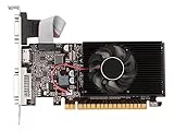 XUANMO NVIDIA GeForce 2.0 GT610 Low Profile PC Grafikkarte (2 GB, 64 Bit, 810 MHz, 2560 x 1600, PCI Express 2.0, DVI, VGA, HDMI)