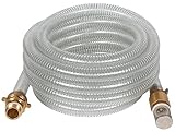 Original Einhell Saugschlauch 7 m (Pumpen-Zubehör, 4 m Länge, Messinganschluss 42 mm 1 1/4 Zoll IG, Schlauch verstärkt mit Stahldraht)