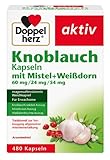 Doppelherz Knoblauch-Kapseln mit Mistel, und Weißdorn, 3er Pack (3 x 480 Kapseln)