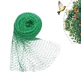 Vogelschutznetz Laubnetz Grün,4x6m Vogelnetz Engmaschig,Taubennetz Balkon,Teichnetz Laubnetz Grün,Teichnetz Gartennetz,Netz für Hühnergehege,Kirschbaum Netz für Garten,Teich,Balkon,Maschenweite