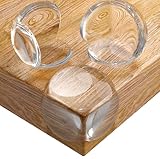 Eckenschutz und Kantenschutz für Baby & Kinder - Tisch und Möbel Ecken, Tischeckenschutz und Stoßschutz für Babysicherung und Kindersicherung, Transparent Eckschutz (12 Stück)