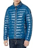 Tommy Hilfiger Herren Wasserabweisende Ultra Loft Daunen-Alternative Pufferjacke Jacke, Blaugrün/EIN Hauch von Paradies (Trace of Paradise), L