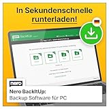 Nero BackUp Software | Datensicherung, Datenrettung, Cloud, Auto-Backup, automatische Sicherungen | Windows 11 / 10 / 8 / 7 | 1 Gerät | Unlimitierte Lizenz | Aktivierungscode per Email