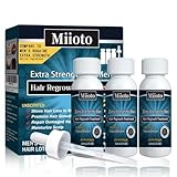 Miioto Haarwachstum Serum, 180 ML Haarwuchsmittel Männer, Haarserum für Haarwachstum, Kopfhaut Pflege Fördert Dickeres Haar die Kopfhaut Nährt und Haarausfall Vorbeugt