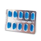 10 blaue Tabletten. Extra stark. Pflanzliche Inhaltsstoffe. Natürliche Energie. Mit Tribulus, Maca. Keine unerwünschten Zutaten. (Booster 1000 mg tab.)