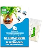 Futeco® – SF-Nematoden gegen Trauermücken – für 10 Pflanzen oder 1m² Fläche – zum einfachen gießen