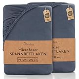 NatureMark Mikrofaser SPANNBETTLAKEN 2er Pack zum Sparpreis!...