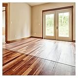 Bodenschutzmatte Holz Bodenschutzmatte, Durchsichtiger Tischdecke Schutz, Benutzerdefinierte Größe, Kommerzielle Eingangsmatte für Zu Hause, Willkommensmatte 1,5 mm dick, 60/80/90/100/120/140 cm breit