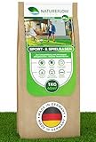 Rasensamen Sport und Spielrasen 1 kg extra robust - Schnell wachsender Nachsaat Rasen - Rasensaat Spiel- und Sportrasen Made in Germany - Premium Grassamen schnellkeimend - Rasensamen schnellkeimend