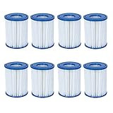 8 Stück Bestway Filter Kartuschen für Pool Swimmingpool Pumpen Bestway / Gr. 2