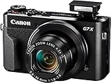 Canon PowerShot G7 X Mark II Digitalkamera (klappbares 7,5cm Display, 20,1 Megapixel, 4,2 Fach optischer Zoom, Touchscreen, WLAN, F1.8-2.8 Objektiv, optischer Bildstabilisator, Full HD), schwarz