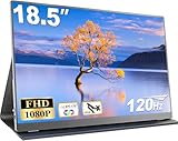 CUIUIC Portable Gaming Monitor 18,5 Zoll 120Hz, Tragbarer...