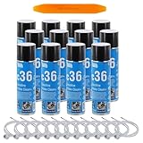 Need4Street 12er Pack BIZOL Gasoline Intake Clean+ C36 Drosselklappenreiniger 500ml mit Entriegelungskeil, Benzin Additiv für Starke Verschmutzungen an Injektoren und Ventilen