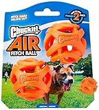 Chuckit! Air Fetch Hundespielzeug, Größe M, 6,3 cm Durchmesser, für Hunde von 9-27 kg, 2 Stück