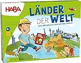 HABA 304213 - Länder der Welt, spannende Weltreise für die ganze Familie, Wissensspiel für 2-4 Spieler von 8-99 Jahren