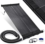 KESSER® Solarkollektor Poolheizung Warmwasser Heizung Solarheizung für Pools Schwimmbad l Beliebig erweiterbar l UV-beständiger Kunststoff (108 x 73 cm)