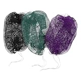 COLLBATH 3 Stück Afrikanisches Peelingnetz Elastischer Rücken-duschschrubber mit Schnelltrocknendem Hygienischem für Männer und Frauen Ergonomisch Vielseitig für Sauna Fitness und Zuhause