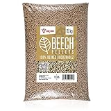 BBQ-Toro Beech Pellets aus 100% Buchenholz (15 kg) | Buchenpellets für Grill, Smoker, Pellet-Pizzaofen und Heizungsanlagen | Grillpellets