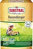 Substral Naturen Bio Rasendünger, bis 80m², 2,8kg, organischer Volldünger, 3 Monate Langzeitwirkung, alle Rasenarten, Grün