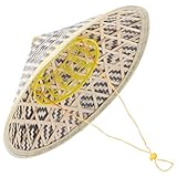 CBPNEISEK Japanischer Samurai-Hut, chinesischer Reishut, Cosplay-Ritter, Samurai, asiatischer Hut, orientalische Cosplay-Kappen for Auftritte, Cosplay-Partys/231