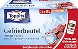 Toppits Gefrierbeutel Vorratspack, 3 Liter, 75 Stück,...