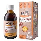 Kowinature Kowi Omega Drops Nahrungsergänzungsmittel Nahrungsergänzungsmittel für Hunde und Katzen jedes Alter und jede Rasse Natürliche Inhaltsstoffe bringt Vorteile für Haut, Fell und Gelenke