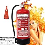 Brandengel® Feuerlöscher 6L Schaum Brandklasse AB DIN EN 3...