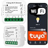 Sone Smart One WLAN Dimmer 230V – Smart LED WiFi Dimmer Unterputz – Tuya & Smart Life – Alexa & Google kompatibel – TRIAC – 200W – Dimmschalter für LED/Halogen
