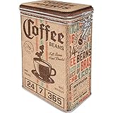 Nostalgic-Art Retro Kaffeedose, 1,3 l, Coffee Sack – Geschenk-Idee für Kaffee-Fans, Blech-Dose mit Aromadeckel, Vintage Design