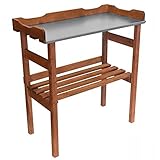 Pflanztisch aus Holz 78x38x86 cm, braun, 74-16510