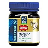Manuka Health - Manuka Honig MGO 100 + (250g) - 100% Pur aus Neuseeland mit zertifiziertem Methylglyoxal Gehalt