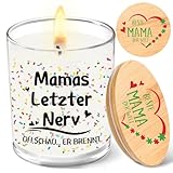 Geschenke für Mama Duftkerze Geschenkset， Geburtstagsgeschenk für Mama，Lavendel Duftkerzen im Glas Mama Geschenk Entspannung Geschenk für Frauen